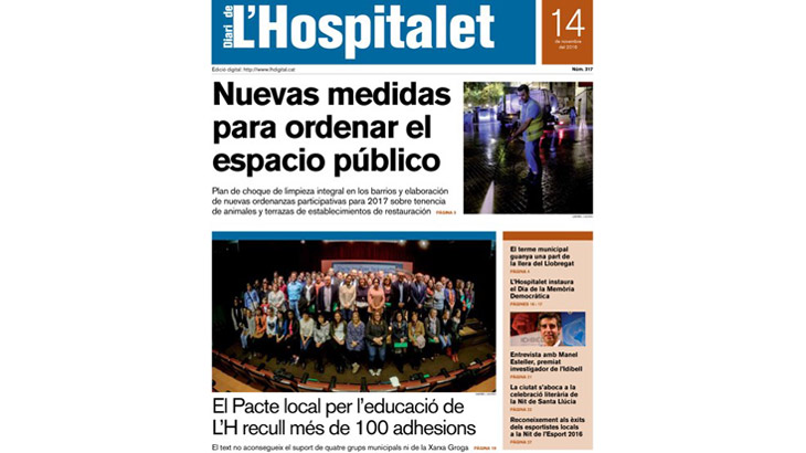 Portada Diari Novembre Farga