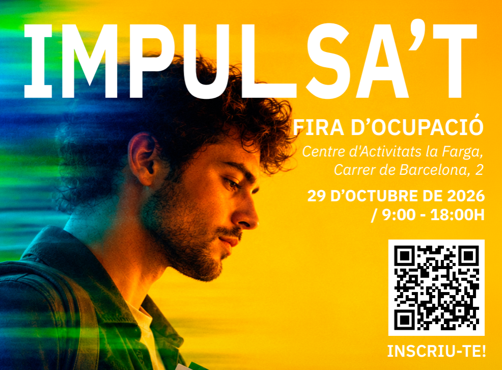 Impulsa’t, la Feria del Empleo de L’Hospitalet vuelve a La Farga